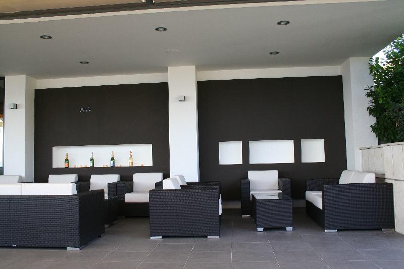 Sitzbereich eines modernen Restaurants
