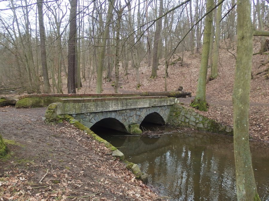 File:Dobříš, Anglický park, můstek.jpg