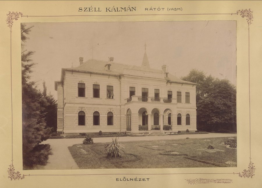 Rátót, Széll Castle front view, 1895–1899